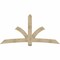 Ekena Millwork Davenport Rough Sawn Timber Gable Bracket, Douglas Fir, 96"W x 48"H x 6"D x 6"F, 12/12 Pitch GBW096X48X0606DAV00RDF - alternate 1